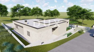 Građevinsko zemljište, Labin - dozvola i projekt za prizemnicu s bazenom - 4