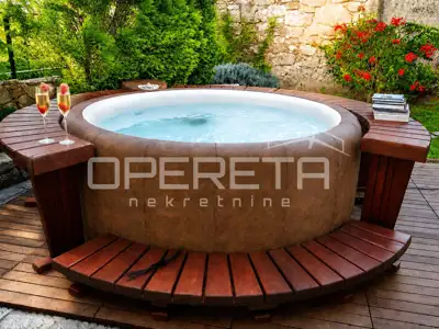 Kamena kuća 138 m², Vrh na Krku, mediteranski vrt i jacuzzi - 10