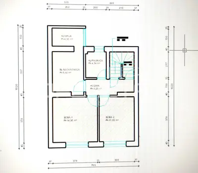 Stan 57 m², Ksaver - 2 sobe, spremište 14 m² - 17