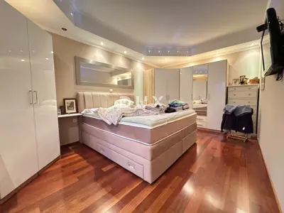 Wohnung 115 m², Srdoči - geräumiges Wohnzimmer mit Kamin - 9