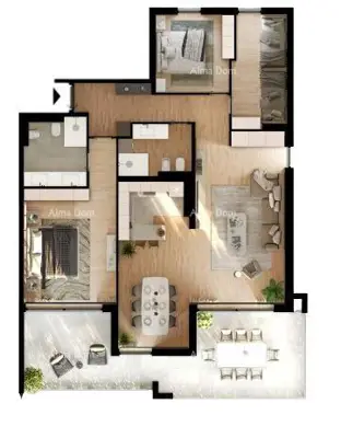 Wohnung 133,60 m², Umag - 3 Schlafzimmer und 2 Badezimmer - 10