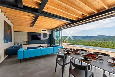 Villa 310 m², Motovun - Panoramablick und Pool - 12