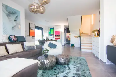 Malinska - moderno uređena dvojna kuća, 700 m od mora - 12