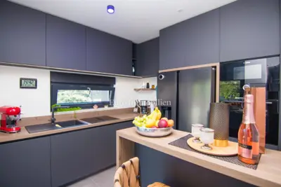 Malinska - moderno uređena dvojna kuća, 700 m od mora - 8