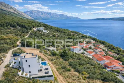 Vila 256 m², Čelina kraj Omiša, panoramski pogled na more - 4