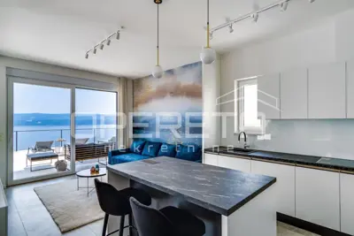 Vila 256 m², Čelina kraj Omiša, panoramski pogled na more - 17