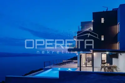 Vila 256 m², Čelina kraj Omiša, panoramski pogled na more - 2
