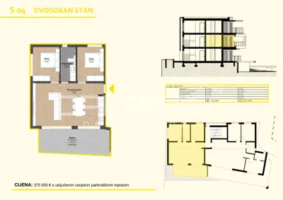 Stan 2S, Rogoznica - Stupin Čeline, pogled na more - 13