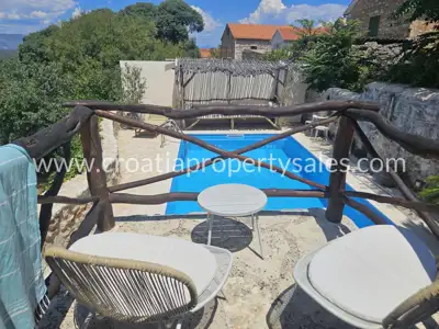Villa auf der Insel Hvar, Pool und Terrassen - 3