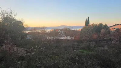 Building plot 898 m², Malinska - sea view - 2