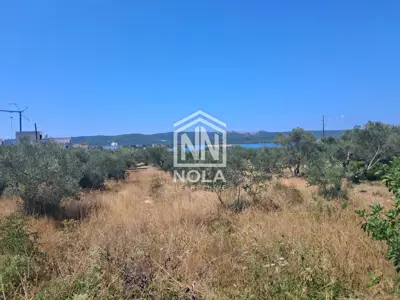 Građevinsko zemljište 690 m², Turanj, pogled na more