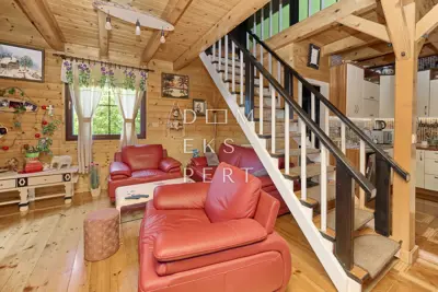 Hrnjanec, Investicijska drvena kuća s bazenom, 178 m²-okolica Zagreba - 9