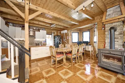 Hrnjanec, Investicijska drvena kuća s bazenom, 178 m²-okolica Zagreba - 7