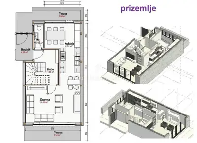 Building plot 1,220 m², Pirovac - 200 m from the beach - 7