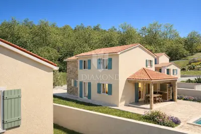 Building plot, Pićan - house project with a pool - 6