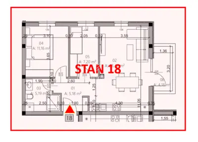 Apartment in Pula, Centar - 2 bedrooms, balcony - 15