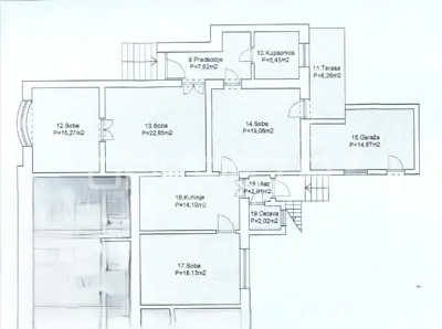 Apartment 252 m², Osijek Gornji grad - multi-level - 21