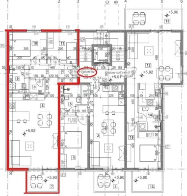 Wohnung 71 m², Vabriga, Neubau mit überdachter Terrasse - 4