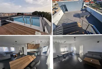 Zadar-Petrići, new penthouse with a rooftop terrace and pool, fully furnished - 1