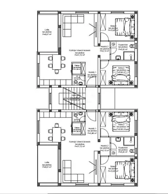 Wohnung 75,4 m², Pag - Meerblick und Loggia - 7