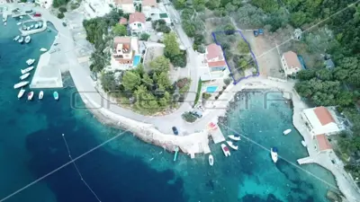 Building land 730 m², Korčula - Gršćica, first row to the sea