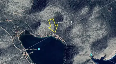 Baugrundstück 842 m², Skrivena Luka, Meerblick - 11