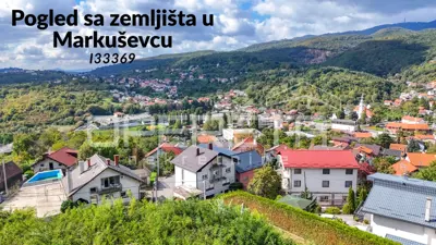 Građevinsko zemljište 2.222 m², Markuševec, panoramski pogled - 2