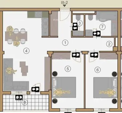 Wohnung 80 m², Pula Centar - neues Projekt im Bau - 10