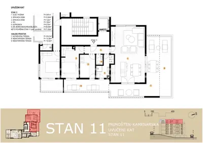 Primošten, dvosoban stan u novogradnji, 101,21 m² - 13