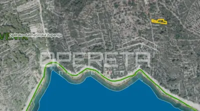 Poljoprivredno zemljište 2.515 m², Drvenik Veliki, pogled na more - 2