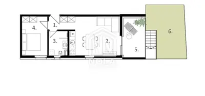 Apartman 73 m² u Vodicama, prizemlje i vlastiti vrt - 2