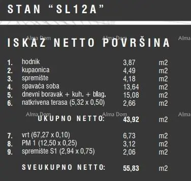 Apartment 44 m², Štinjan, Pula - near Hidrobaza beach - 12