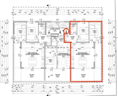 Apartment 60 m², Povljana - near the sea and beaches - 5