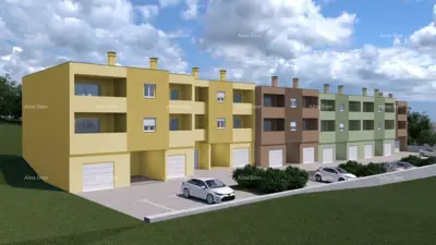 Prodaja - Moderan stan u novom privatnom stambenom kompleksu u Šijani, Pula! D-A