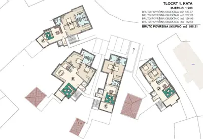 Kamene kuće 680 m², Oprtalj - za adaptaciju - 8
