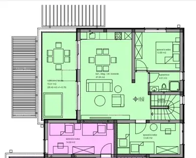 Tar-Vabriga! Neubau! Schöne Maisonette-Wohnungen. - 9