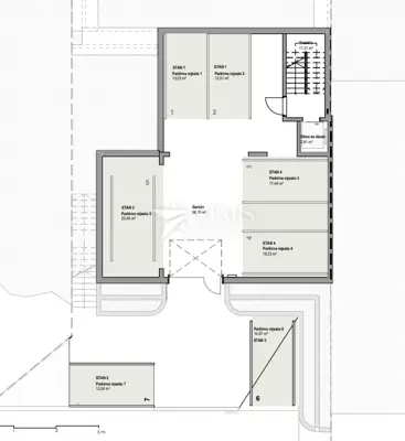 Stan 43 m², Bivio Rijeka - okućnica 118 m² i lođa - 8