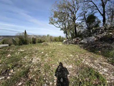Building plot 418 m², Grižane-Belgrad, sea view