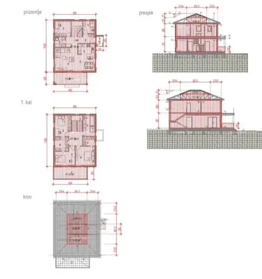 Building plot 823 m², Busoler - building permit - 2