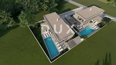Building plot, Zaton - 1,250 m from the sea, building permit - 2