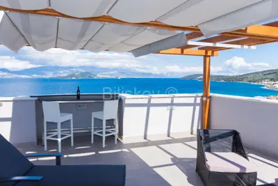 Island Čiovo, Slatine, two houses, second row, for sale