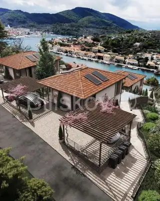 Korčula Vela Luka vila bazen pogled novogradnja prodaja - 3
