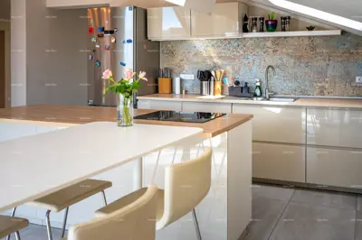 Penthouse 2 etaže, Medulin, krovna terasa i pogled na Medulin - 10