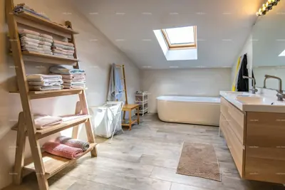 Penthouse 2 etaže, Medulin, krovna terasa i pogled na Medulin - 16