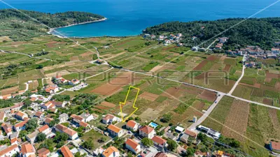 Grundstück 551 m², Lumbarda - 280 m vom Meer - 4