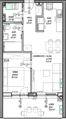 Prodaja, Stan, Globetka, Vukovarska, 1,5s, 46 m² - 6