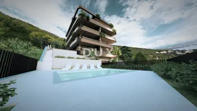 Apartment 120 m², Ičići - terrace and view of Kvarner
