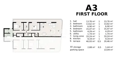 Apartment 120 m², Ičići - terrace and view of Kvarner - 4
