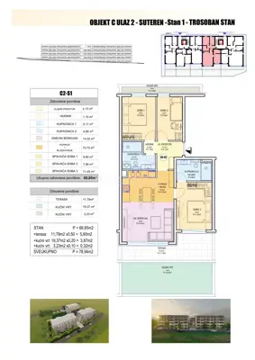 Apartments under construction, Duilovo Split, complex of 3 buildings - 19