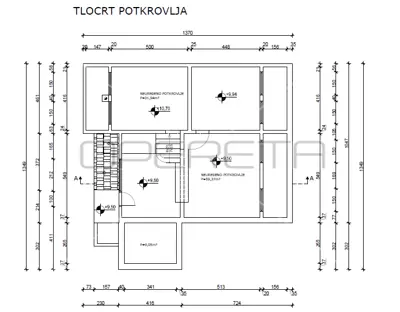 Poslovno-stambeni objekt 710 m², Split Brda, 4 etaže - 31